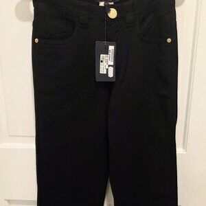 Les Copains- Luxury Italian Jeans.Black SZ 2. Brand new w/tags.